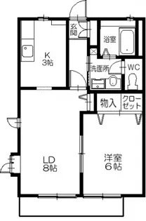 ボナール【2階】の間取り