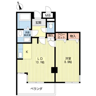 メゾン・トレジャー【1階】の間取り