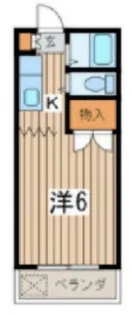 スターダスト読売【2階】の間取り
