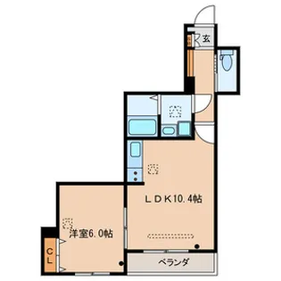 ゲラーデ目白台【1階】の間取り