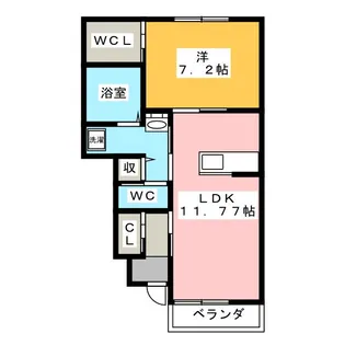 ジェネルー三方原【1階】の間取り