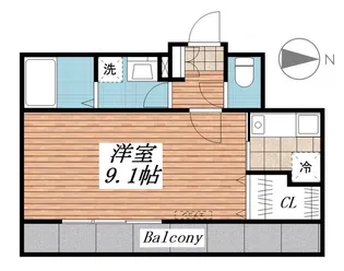 MRR宇都宮【10階】の間取り