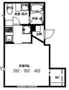ブランドール曙橋【3階】の間取り
