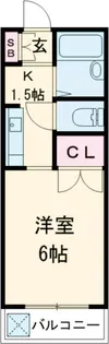 辰巳ハイツ【2階】の間取り