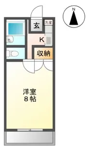 ハーヴェスト中平【3階】の間取り