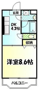 グランツ秦野【2階】の間取り