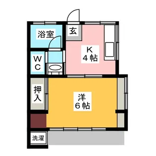 ハイツタチバナ【1階】の間取り