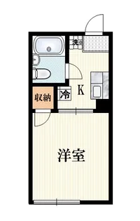 シティハイム サンライズI【2階】の間取り