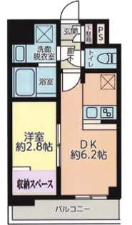 ドゥーエ浅草橋II【7階】の間取り