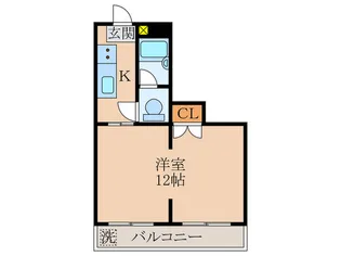 キャピタルサガ【2階】の間取り