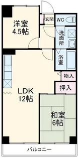 グリーンシティ藤重壱番館【2階】の間取り