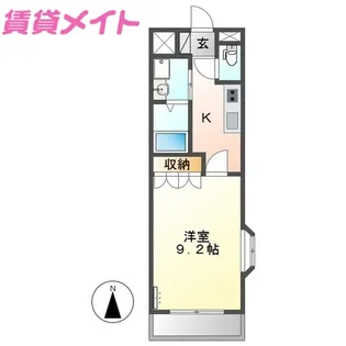 リヴァージュ A棟【1階】の間取り