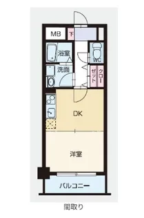 クラッセ博多駅南【6階】の間取り