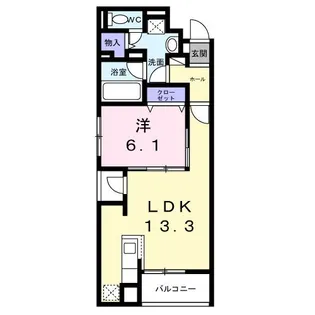 クレシエンテ ひばり【2階】の間取り