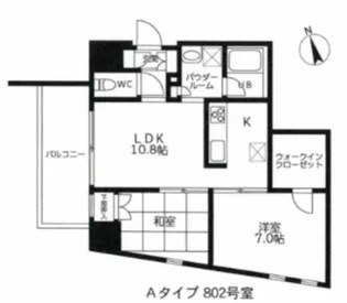 ウィステリアXI【8階】の間取り