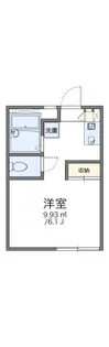 レオパレス川端【2階】の間取り