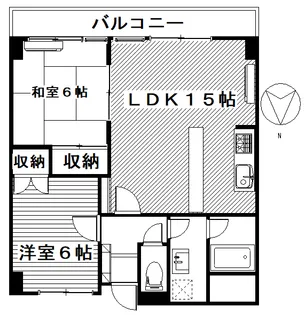 ラフェリーチェ【5階】の間取り
