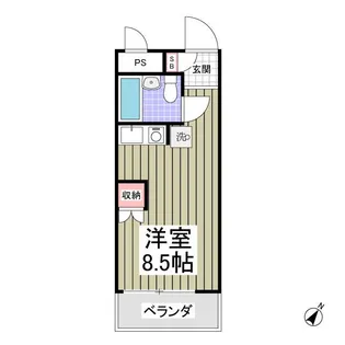みずほマンション【2階】の間取り