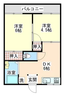 ガルダI【2階】の間取り