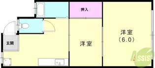 ハイツ永沢【3階】の間取り