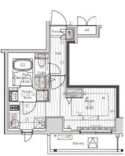 MAXIV南砂町【5階】の間取り
