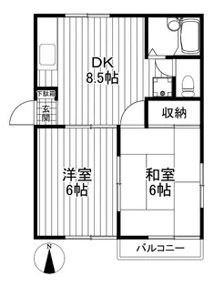 アンダンテ【2階】の間取り