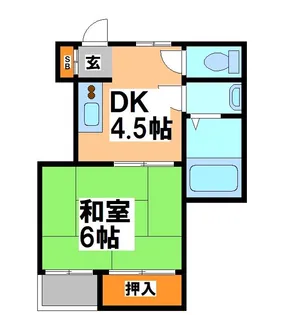 メゾンドールFT【1階】の間取り