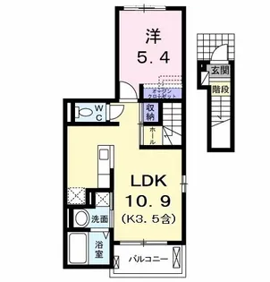 セントラル ホームズ 立川 II【2階】の間取り
