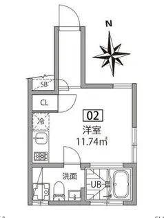 グランエッグス久我山【1階】の間取り