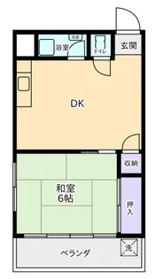 ダイトービル【6階】の間取り