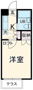 ジュネパレス市川第510【1階】の間取り