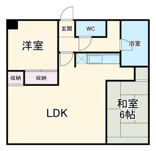 マンション都【3階】の間取り