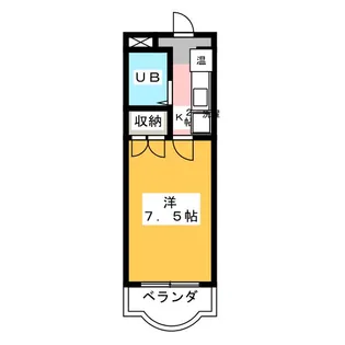 サンフル桜山【3階】の間取り