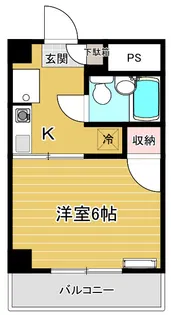 タイセイコーポラス【3階】の間取り