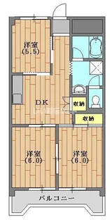 グリーンハイツ大泉【2階】の間取り