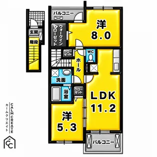 ブライトンコート【2階】の間取り