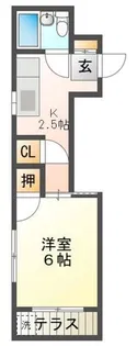 グリーンメゾン伊藤【1階】の間取り