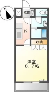 アヴェニール 弐番館【1階】の間取り