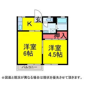 吉田ハイツ【2階】の間取り