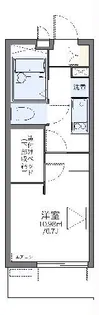 レオパレス駅東【1階】の間取り