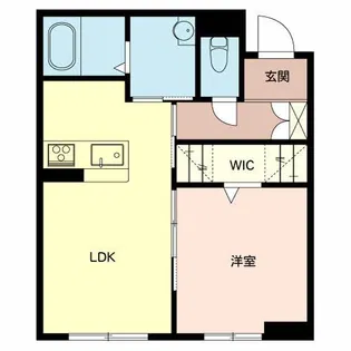 ベルフルール【1階】の間取り