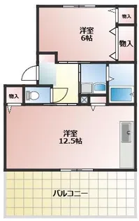 エスペランサB【1階】の間取り