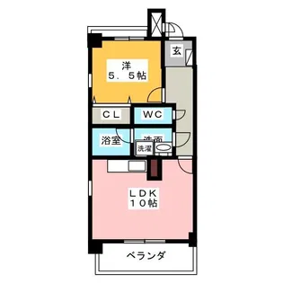 スカイ シー III【3階】の間取り