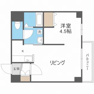 札幌レジデンス桑園【7階】の間取り