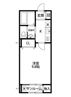 アウル海老ケ瀬【2階】の間取り