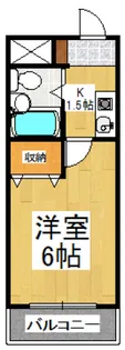 ライブコア清瀬【3階】の間取り