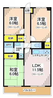 ミラフローレンス【1階】の間取り