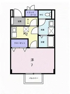 エンジェルハイツ【2階】の間取り
