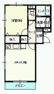 NANDI (ナンディ)【3階】の間取り