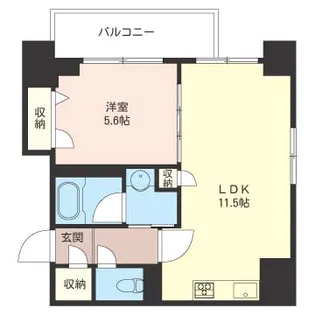 ル・シエル豊玉【11階】の間取り